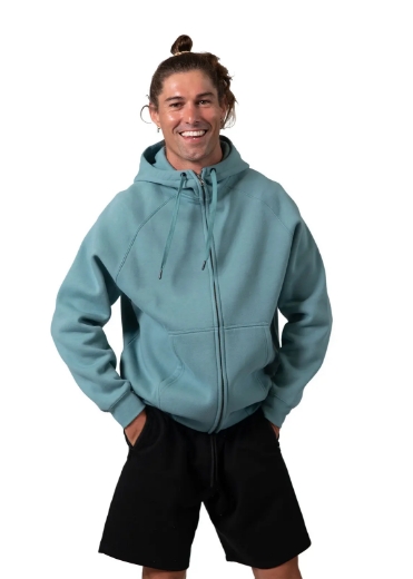 Picture of RAMO, Mens Kangaroo Pocket Zipper Hoodie